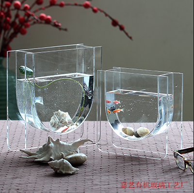亞克力現(xiàn)代魚(yú)缸花瓶